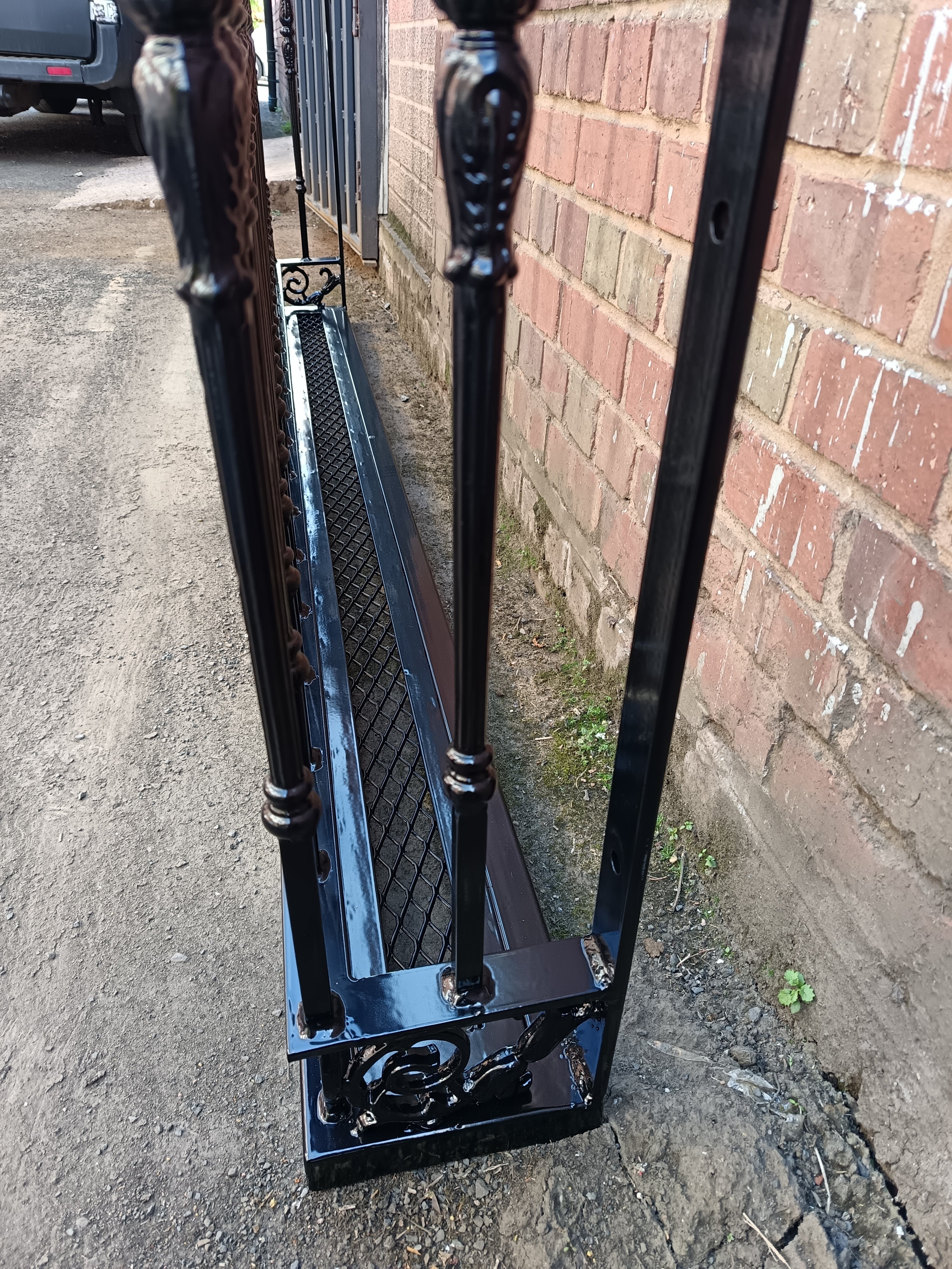 Custom Juliet balcony - Hand forged Ironwork. 85
