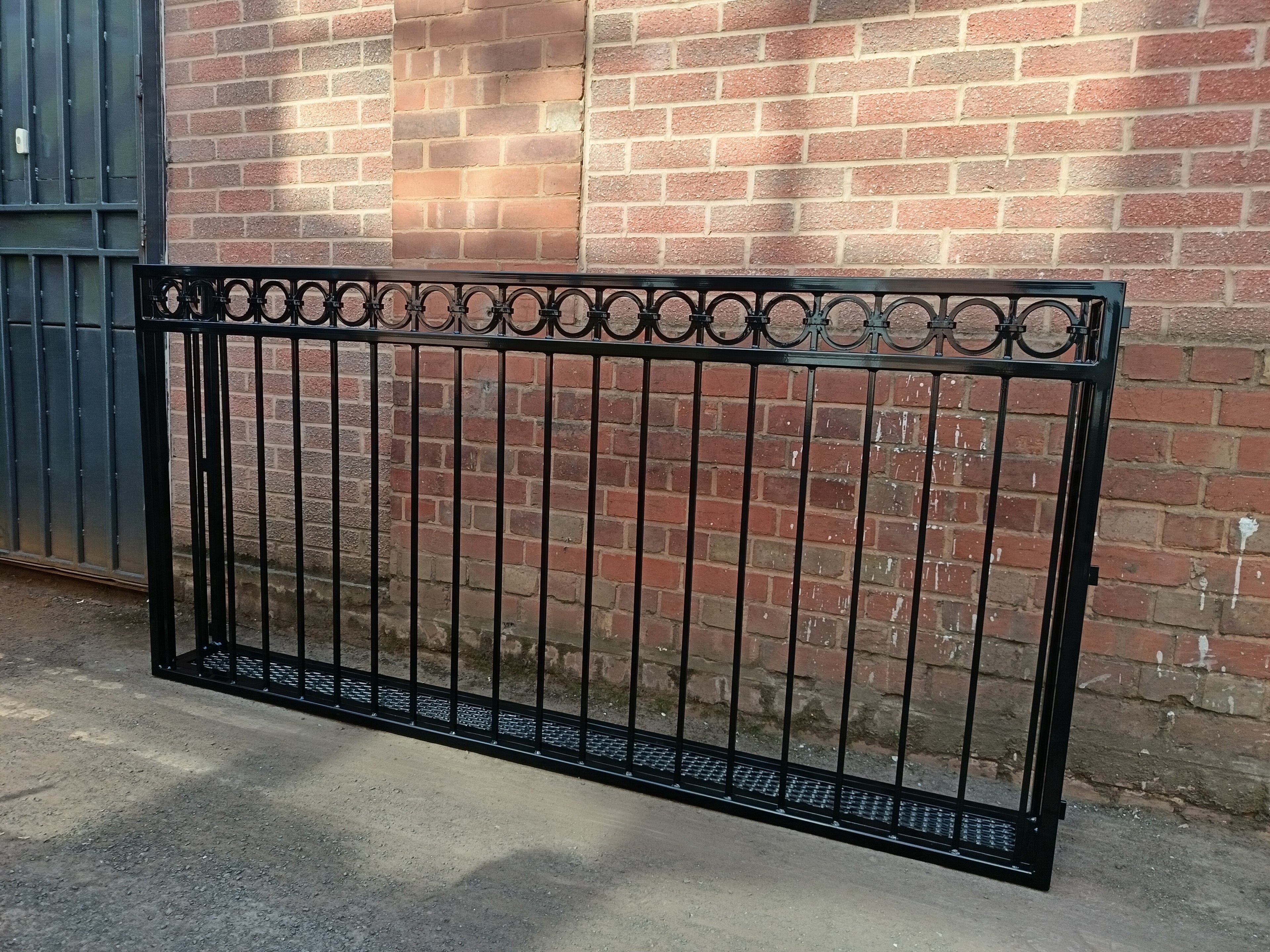 Made  to measure Juliet balcony with mesh floor. 89