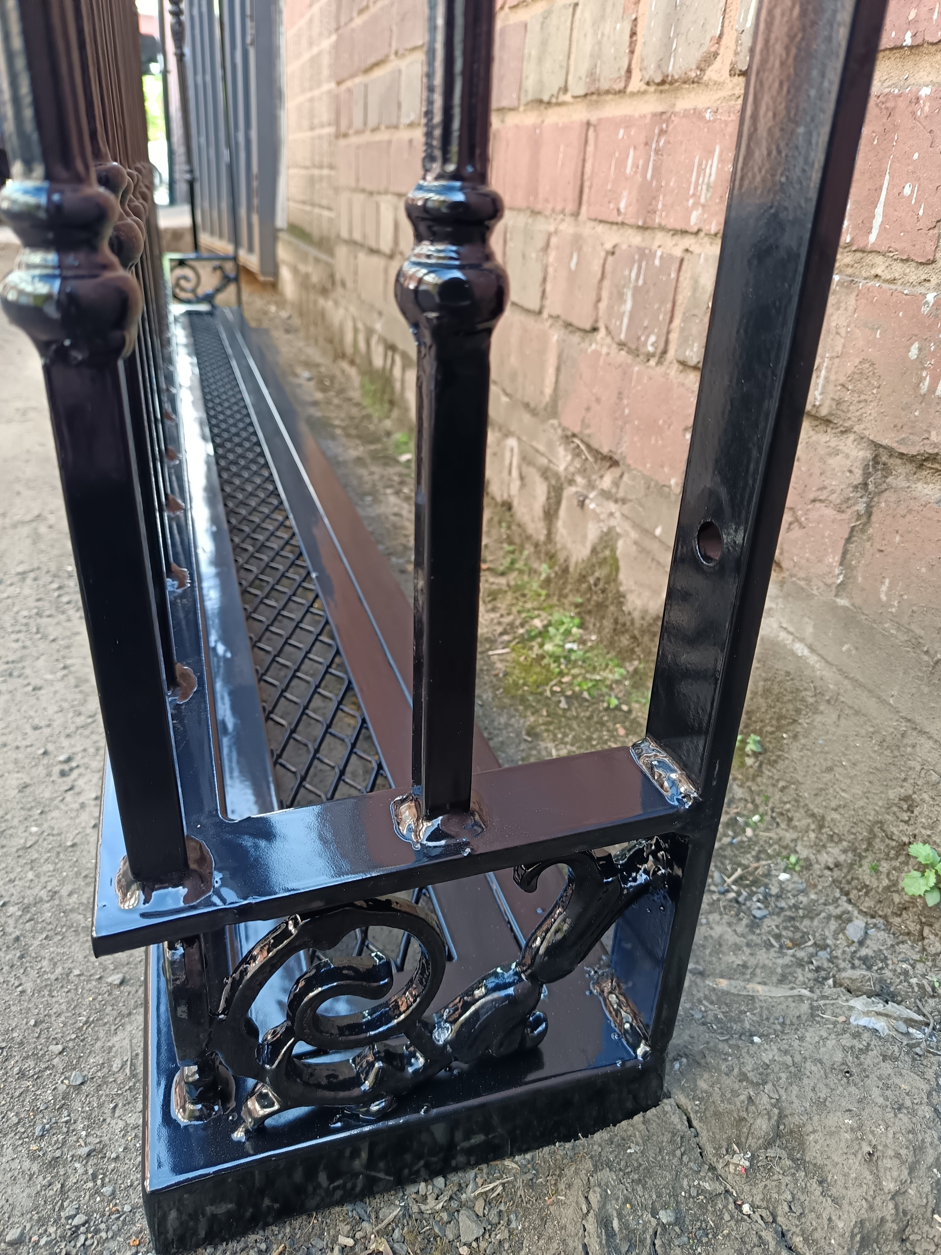 Custom Juliet balcony - Hand forged Ironwork. 85